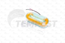 Ліхтар габаритний (жовтий) LED 24V (з біжучим поворотником, підсвічуванням борту)