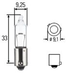 Лампочка галогенная 24v H21W bay9s