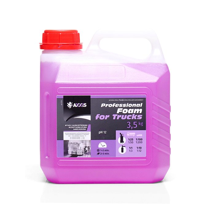 Активная пена AXXIS Professional Foam for Trucks (канистра 3л)