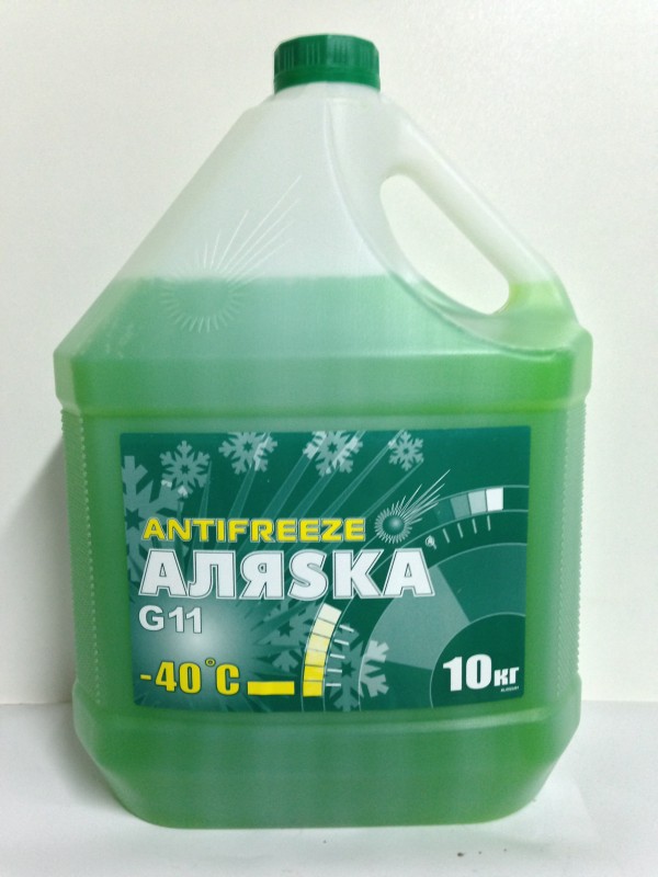 Антифриз Аляsка ANTIFREEZE-40 (зеленый) 10л