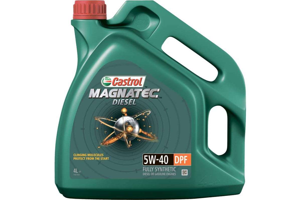 Масло моторное Castrol Magnatec Diesel 5W40 DPF (Канистра 4л)