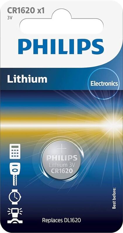 Батарейка CR1620 - 3.0V coin 1-blister (16.0x 2.0) - Lithium