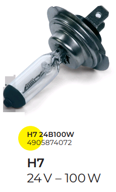 Лампочка H7 24v 100w PV