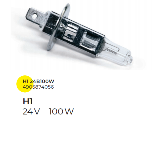 Лампа H1 24V 100W 