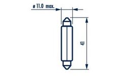 Лампа софитная 41mm 24V 5W