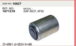 Сайлентблок 24.5x61x86mm ушка рессоры