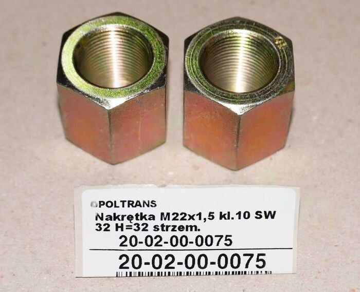 Гайка M22x1,5 SW32