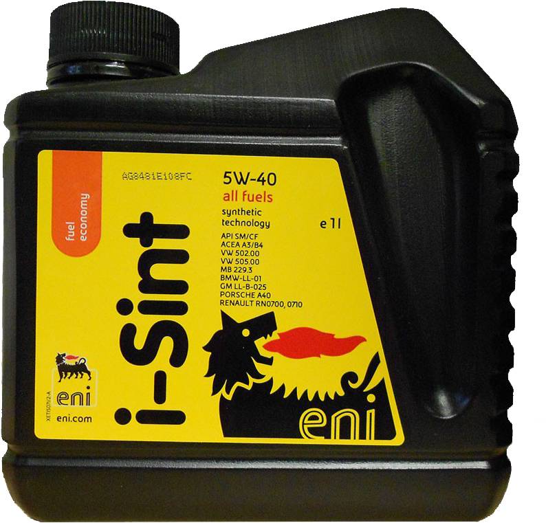 Масло моторное ENI I-Sint MS 5W-40 SM/CF (Канистра 4л)
