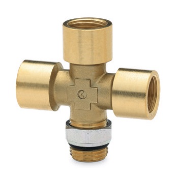 Фітінг хрест M16x1.5MM наружня 3X16x1.5MM зовнішня