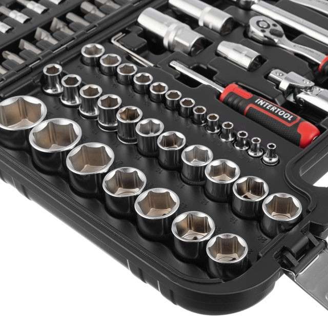 Набор инструментов 1/2" 1/4", 94ед., Cr-V
