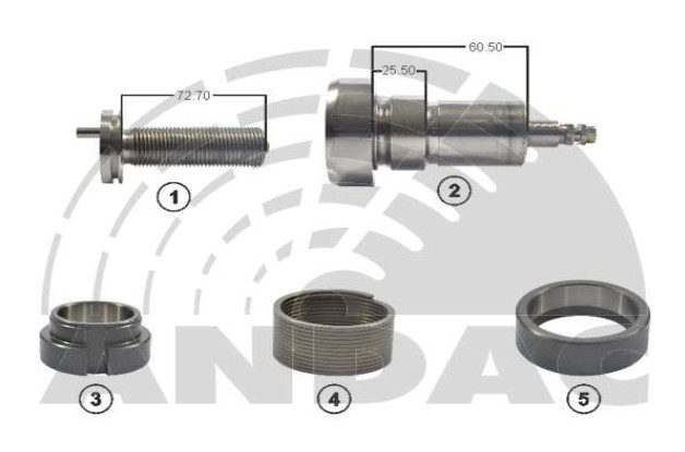 Механизм регулировки суппорта WABCO 17,5 TYPE 