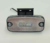 Фонарь габаритный All Trucks LED белый с кронштейном