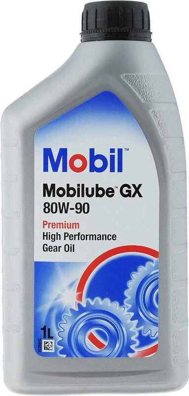 Масло трансмиссионное Mobilube GX 80W-90 API GL-4 (Канистра 1л)