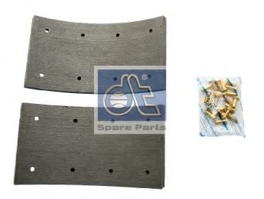 Drum brake lining kit