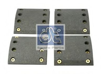 Drum brake lining kit