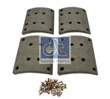 Drum brake lining kit