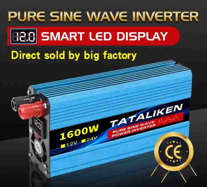 Преобразователь напряжения 12V-220V/1600W/