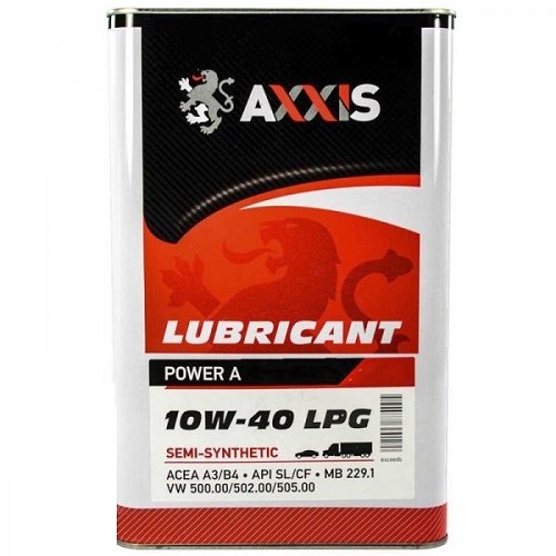 Олива моторна AXXIS 10W-40 LPG Power A (Каністра 5л)