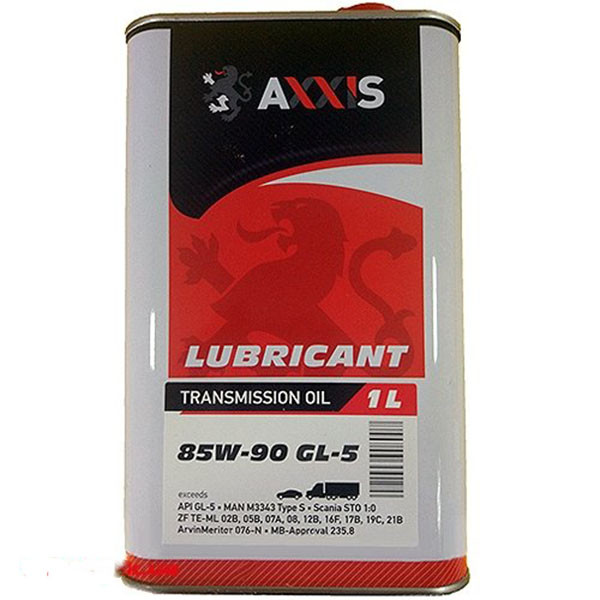 Мастило трансмісійне AXXIS 85w-90 (Канистра 1л)
