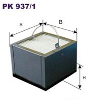 Фильтр топливный 75X75X54