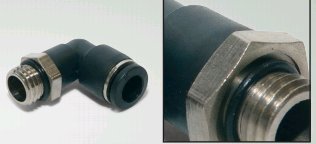 Соединитель угловой d8 М22