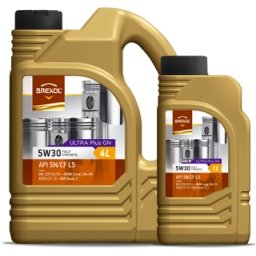 Масло моторное BREXOL Ultra Plus GN 5W30  API SN/CF  LS (Бочка 200л)