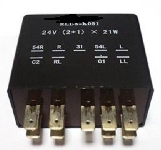 Реле поворотов 9 конт. 2+1 21W