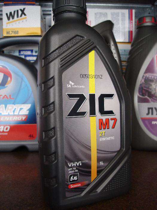 Масло моторное ZIC M7 2T (Канистра 1л)