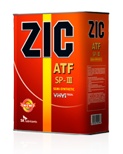 Масло трансмисс. ZIC ATF SPIII (Канистра 4л)