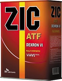 Масло трансмисс. ZIC Dexron VI (Канистра 4л)