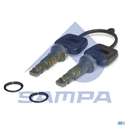 Личинка замка двери