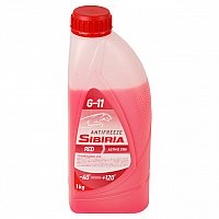 Антифриз SIBIRIA ANTIFREEZE ОЖ-40 G11 (красный) 1кг
