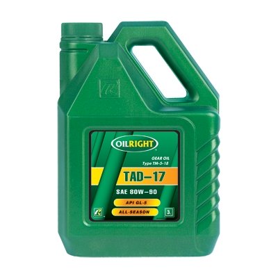 Масло трансмисс. OIL RIGHT ТМ-5-18 80W-90 GL-5 3л