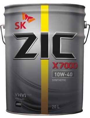 Масло моторное ZIC X7000 AP 10W-40 (Канистра 20л)