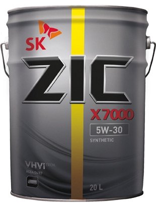 Масло моторное ZIC X7000 5W-30 (Канистра 20л)