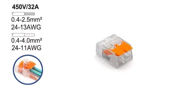 Клема 4mm-2pin